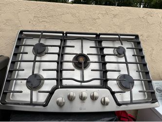 LG stove. Stovetop