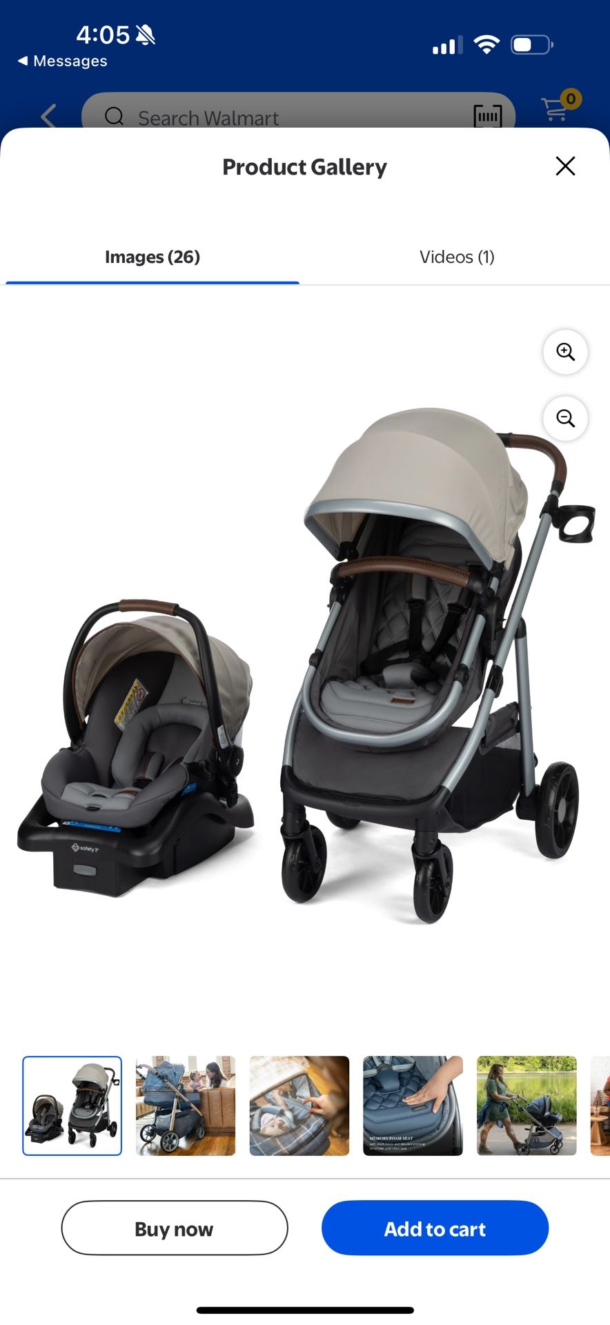 Brand new Monbebe 6-in-1 Modular Travel System, Cape May, Infant & Toddler, Unisex  Located Hesperia ca 