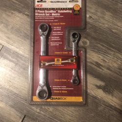 Wrench Set Ratcheting 