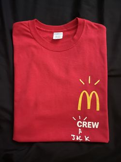 Original Travis Scott McDonalds Crew Shirt