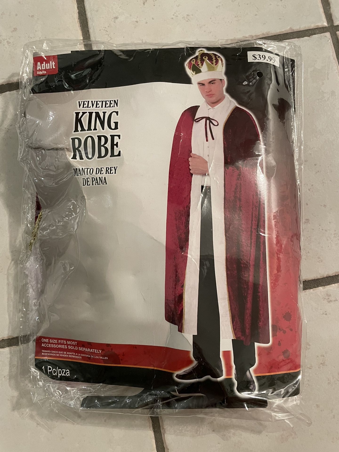 King Costume Robe - Halloween