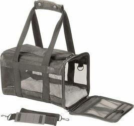 2 x Sherpa Original Deluxe Pet Carrier, Gray, Large
