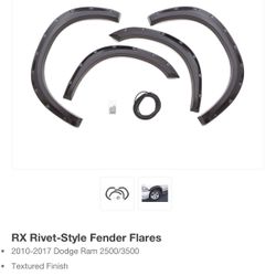 Dodge Ram Fender Flares 10-17 
