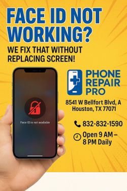 Face ID Broken? We Repair the Sensor, Not Just the Screen!