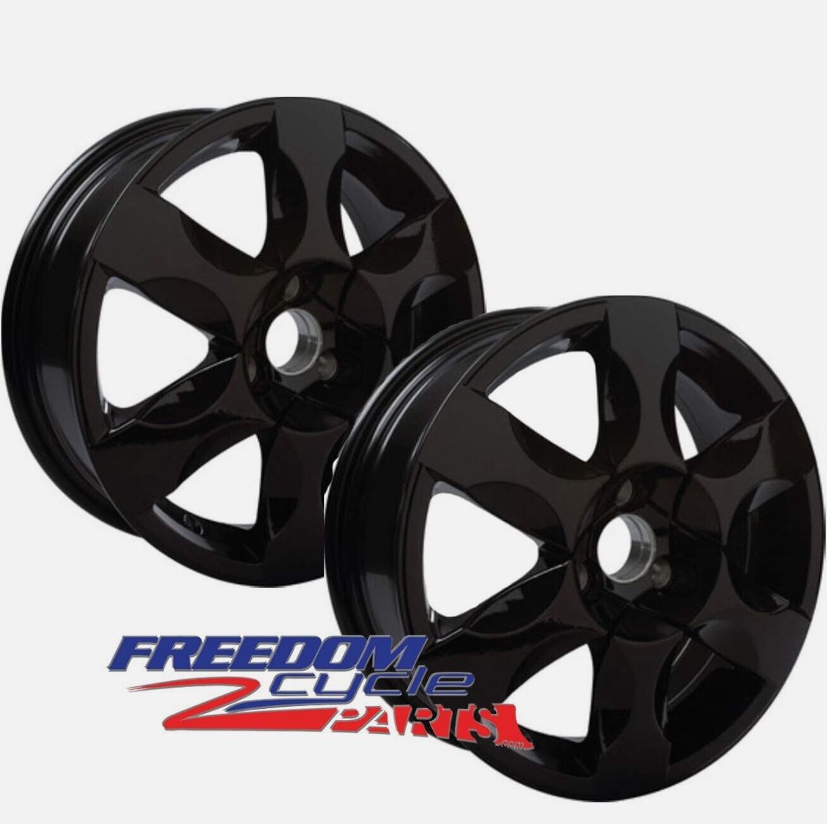 NOS 2012-PRIOR CAN-AM RS SPYDER ROADSTER 6-SPOKE 14" WHEEL SET (Front Pair)