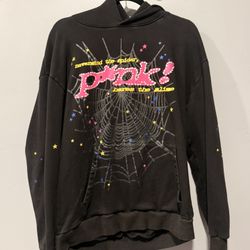Black Spider Hoodie Sz S