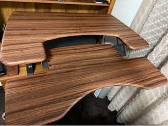 Varidesk Pro Plus 36 Stand up desk attachment Walnut Color