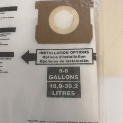 Shop Vac Bags