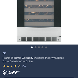 GE profile series Wine cooler