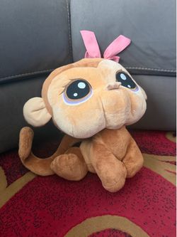 Hasbro Littlest Pet Shop 18” Brown Monkey