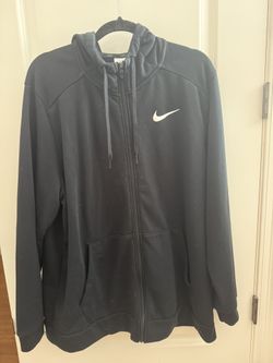 Nike Men’s XL Full-Zip Hoodie – Black