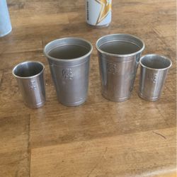 Metal Knight Tasting Cups