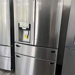 Save More / 30cu.ft Large Capacity French Door Refrigerator With Dual Ice Maker 