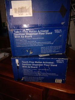 2, BRAND NEW SANITIZER STANDS
