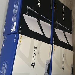 PlayStation 5s (regular & pro)