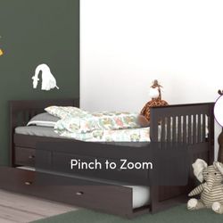 Twin Bed With Trundle