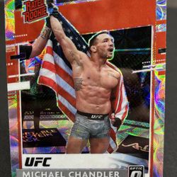 2021 Donruss Optic Rated Rookies UFC Asia #220 Michael Chandler USA White House