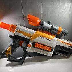 Nerf Modulus Recon MKII Blaster White Orange Gray Dart Blaster Toy Gun
