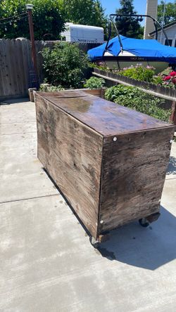 Rolling work cart