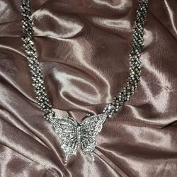 Necklace Chain Butterfly 