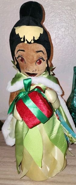 Gemmy Disney Princess and the Frog Tiana 20" Christmas Holiday Door Greeter