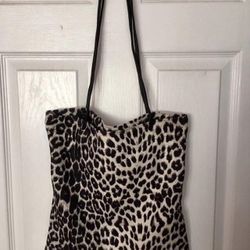 White Leopard Shoulder Bag
