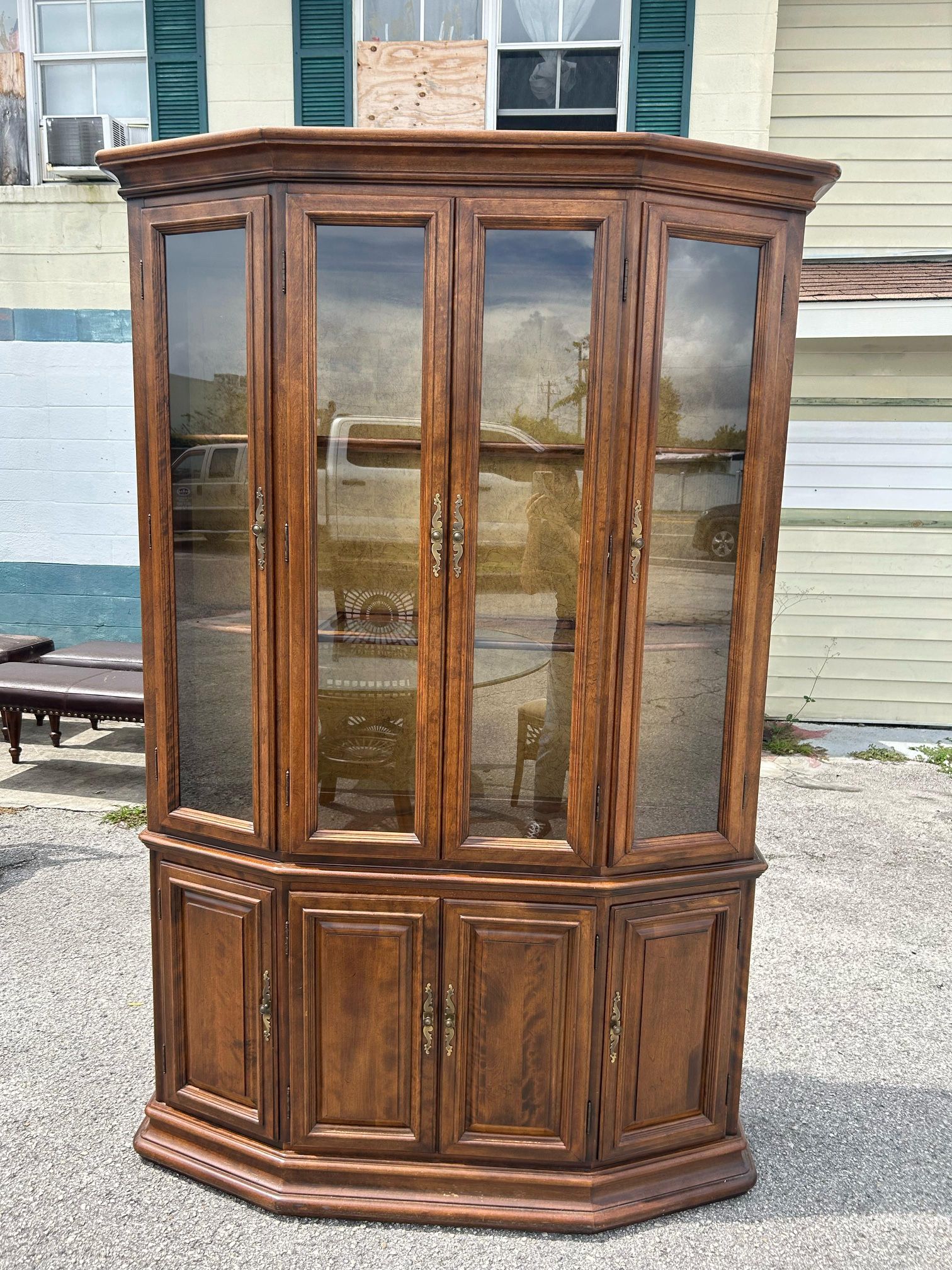 Small China Cabinet By Ethan Allen 