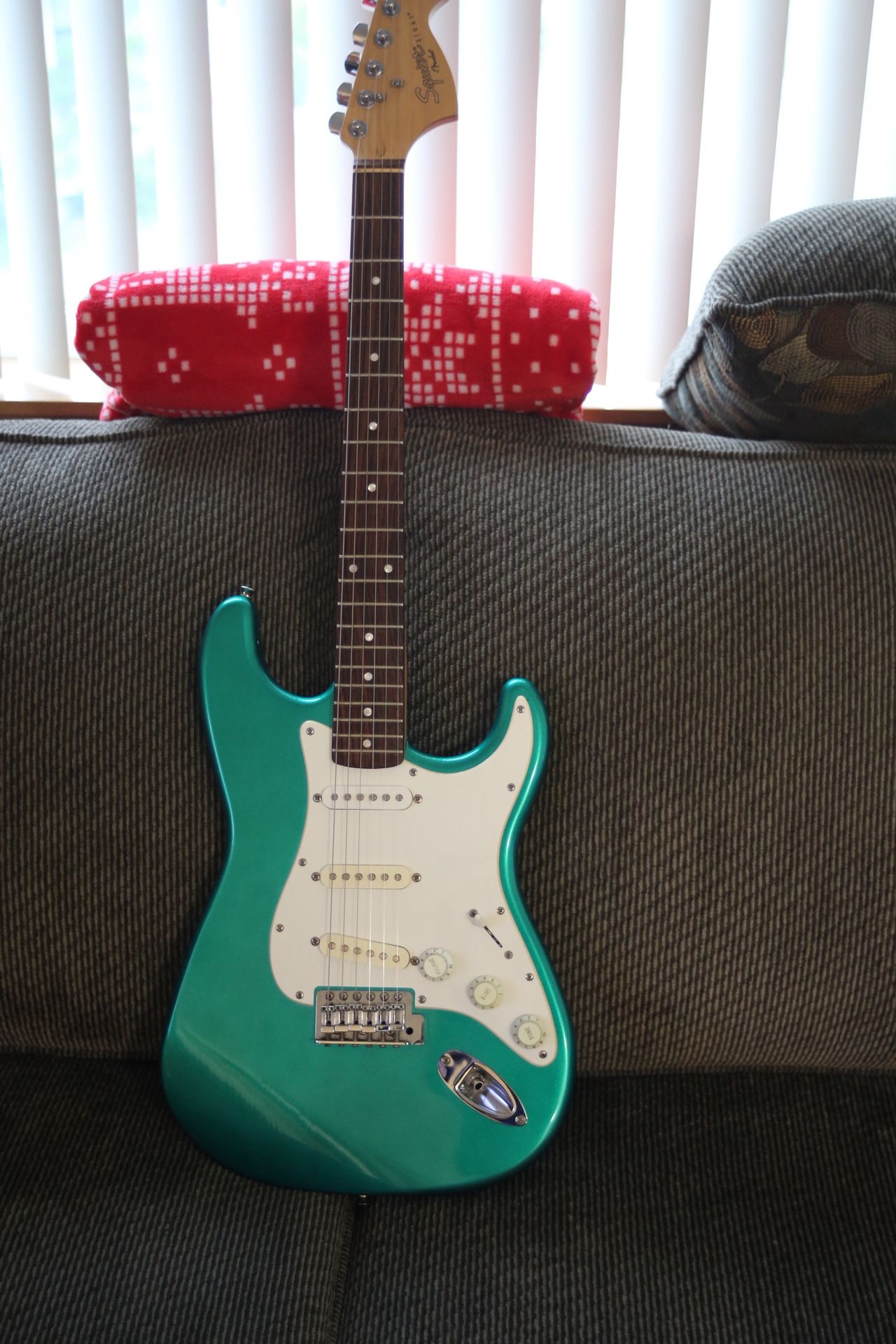 Metallic Green Squire Stratocaster