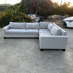 Pampa Gray Sectional Sofa Couch