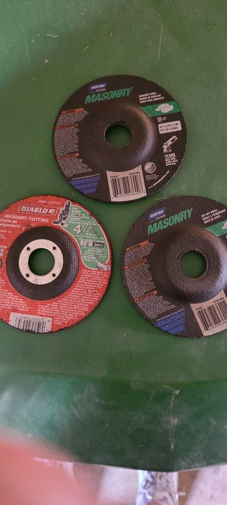 3 New Masonary Cutting Disks
