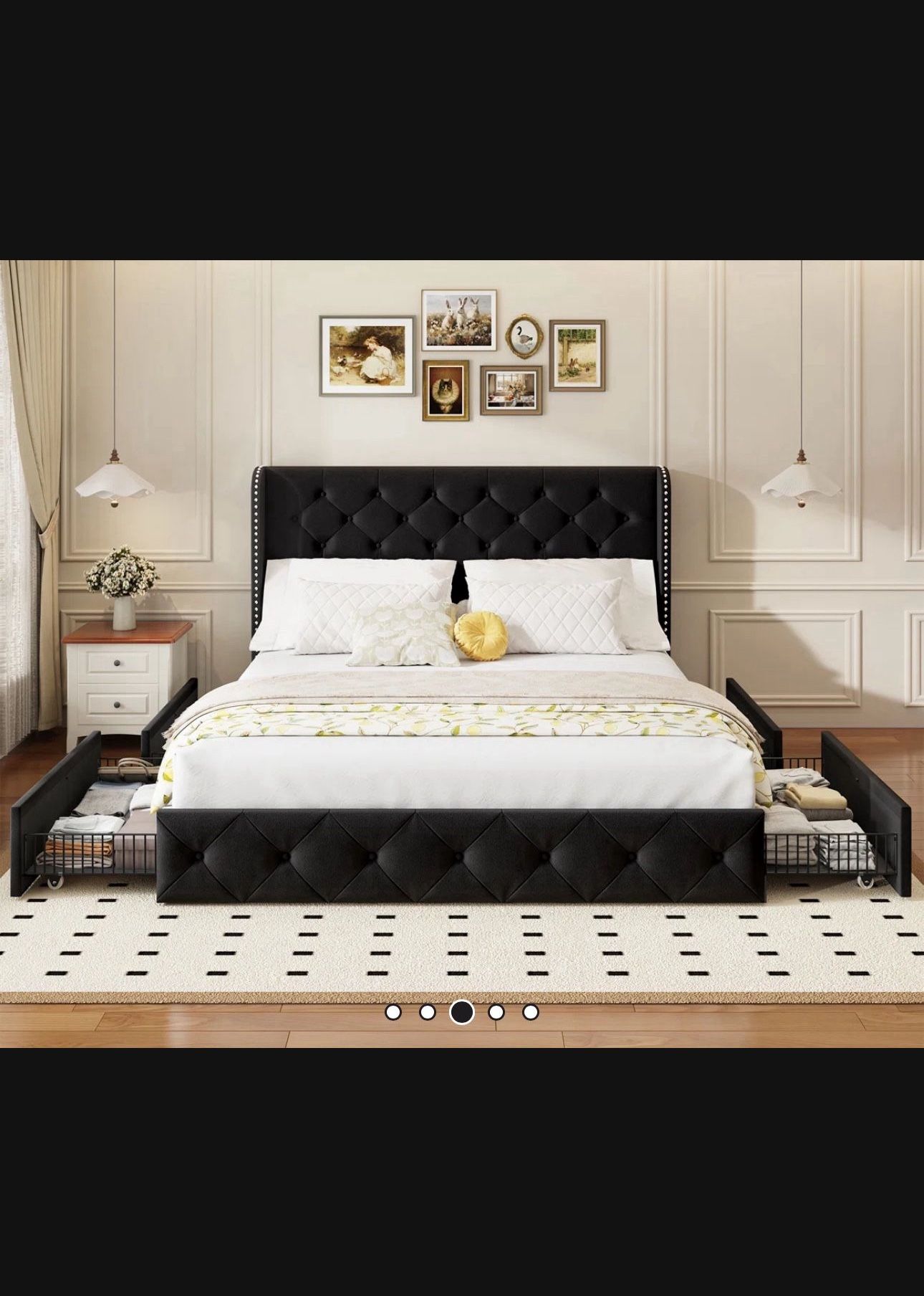 Queen Size Upholstery Bed