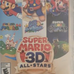 Super Mario 3d All stars Switch 