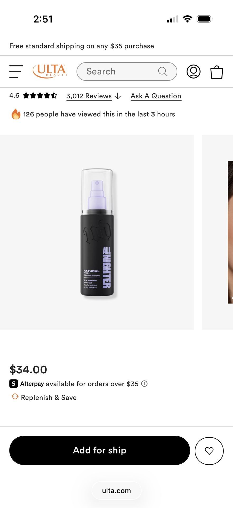 De-slick Setting Spray