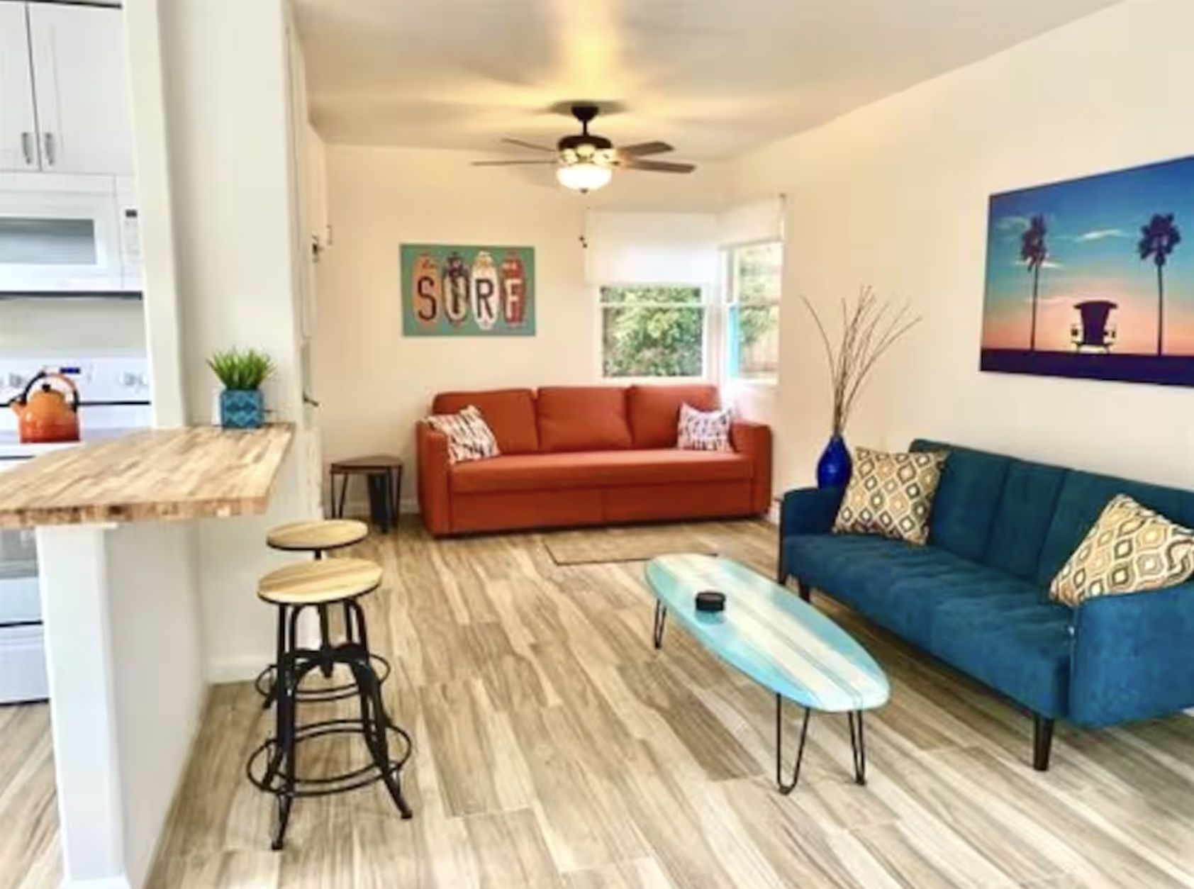 IKEA Sleeper Sofa - Friheten - Orange - Full Size