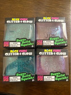 Authentic  Glitter  Needoh Nice Cube