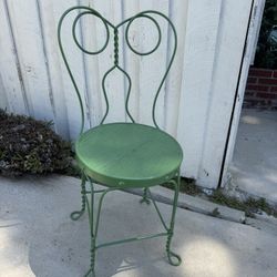 One Vintage Mid Century Ice Cream Parlor Chair