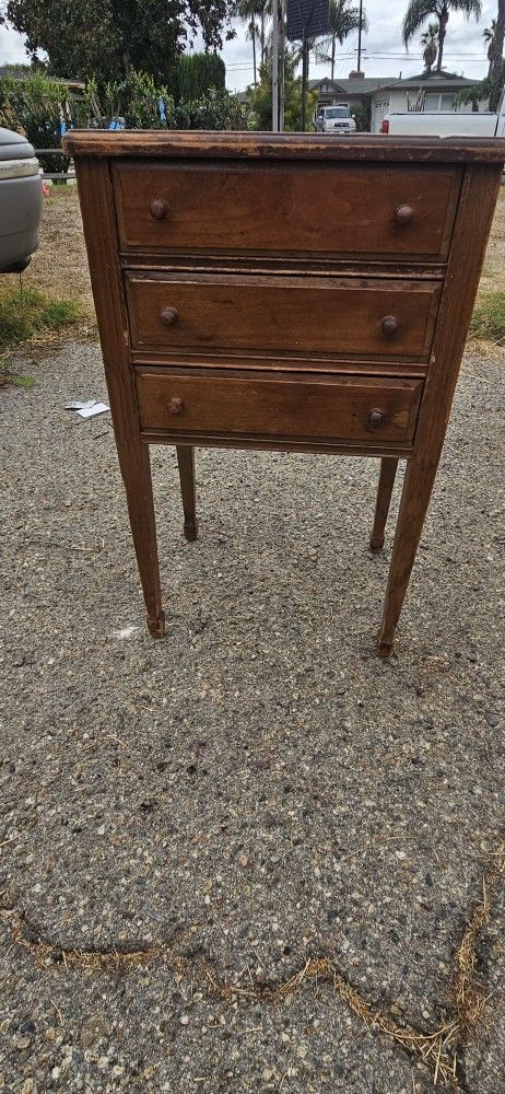 Antique Vintage Sewing Table