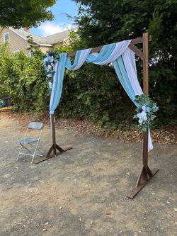 Wedding wooden arch