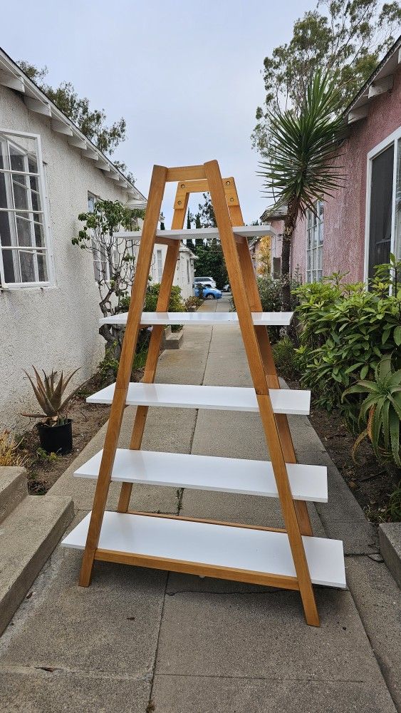 Book Shelf/Case A ladder 🪜 NATURAL wood