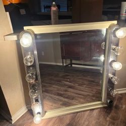 Large Lighted Mirror 