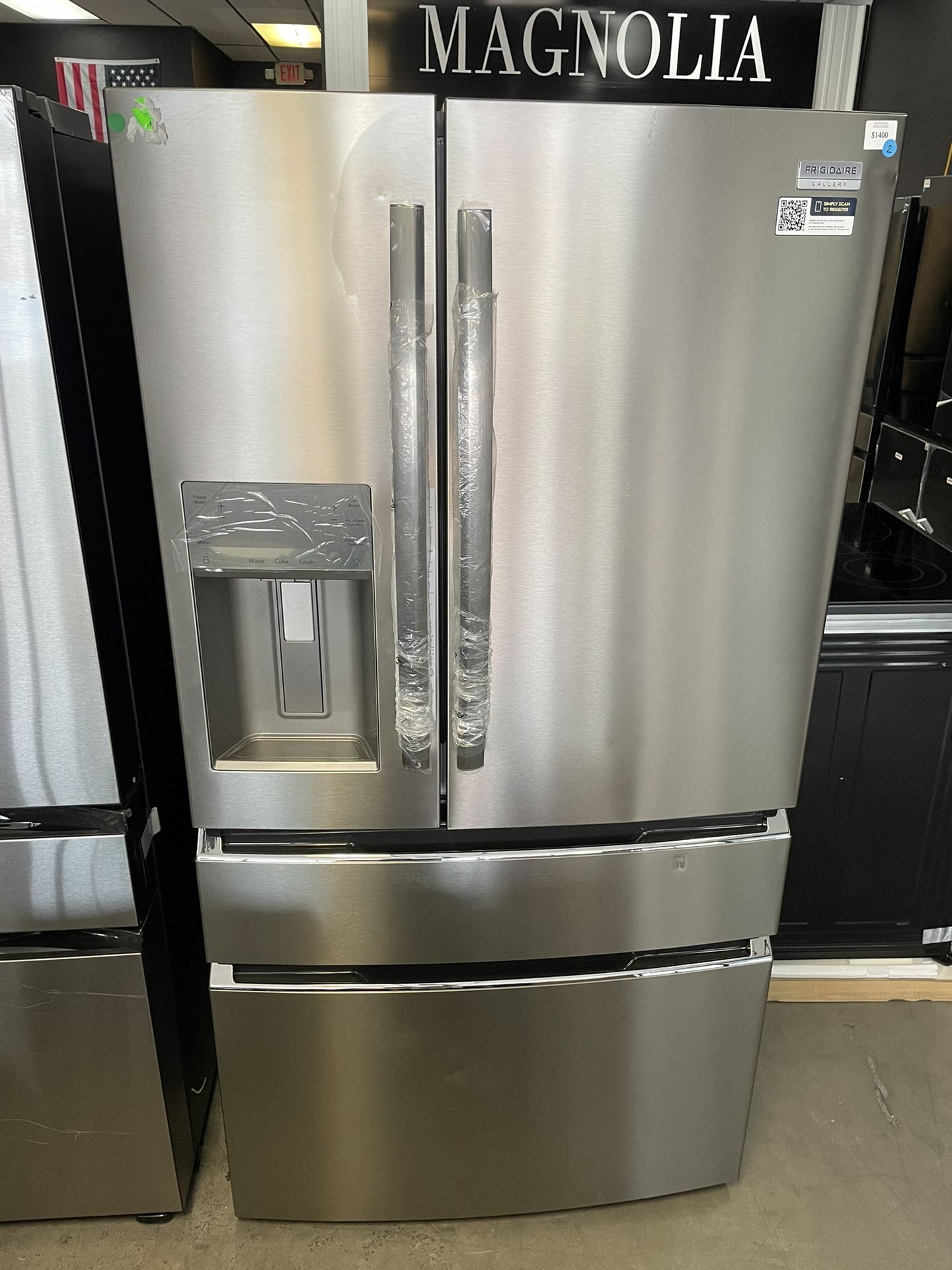 Frigidaire Gallery 4 Door French Door Refrigerator In Full Size