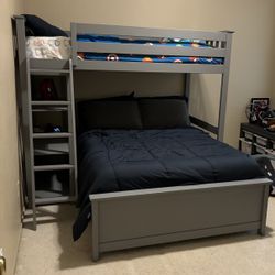 Full Over Twin Bunk Bed Frame