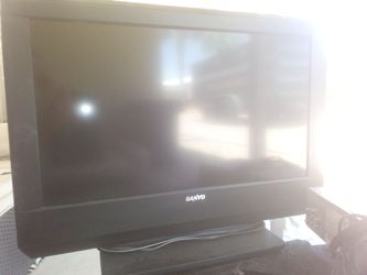 Brand name is SANYO TV 32inch flat screen