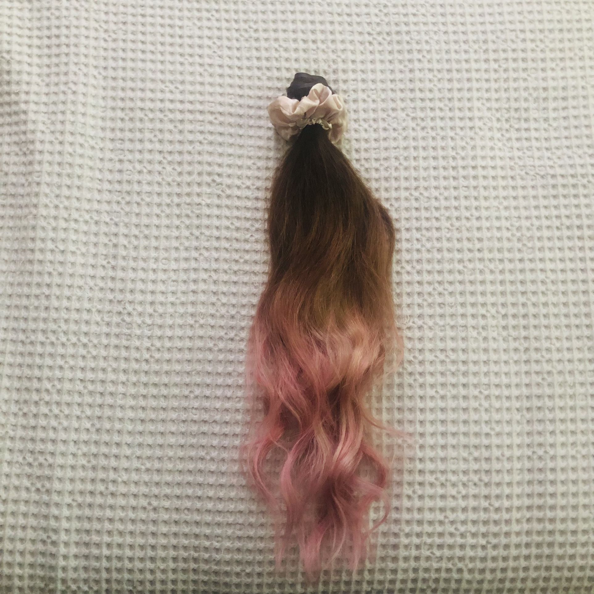 Balayage Light Brown Pink Hair Extensions With Clip