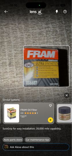FRAM Ultra Synthetic Oil Filter XG6607