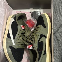 Travis Scott x Jordan 1 (Olive Green) Dunks 