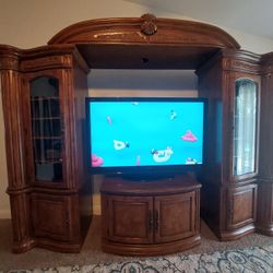 Large Solid Entertainment Center