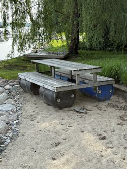 Floating Picnic Table For lake For FREE 
