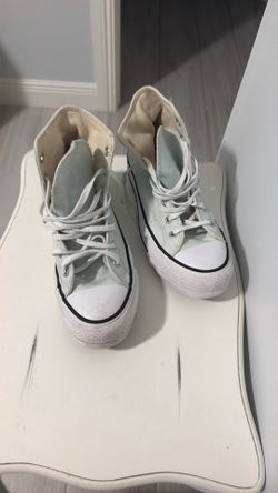 Teal Converse 6.5 $15