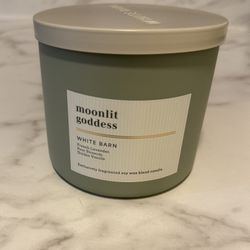 White Barn Moonlit Goddess Jar Candle, Lavender Pear, 3-Wick, 14.5oz